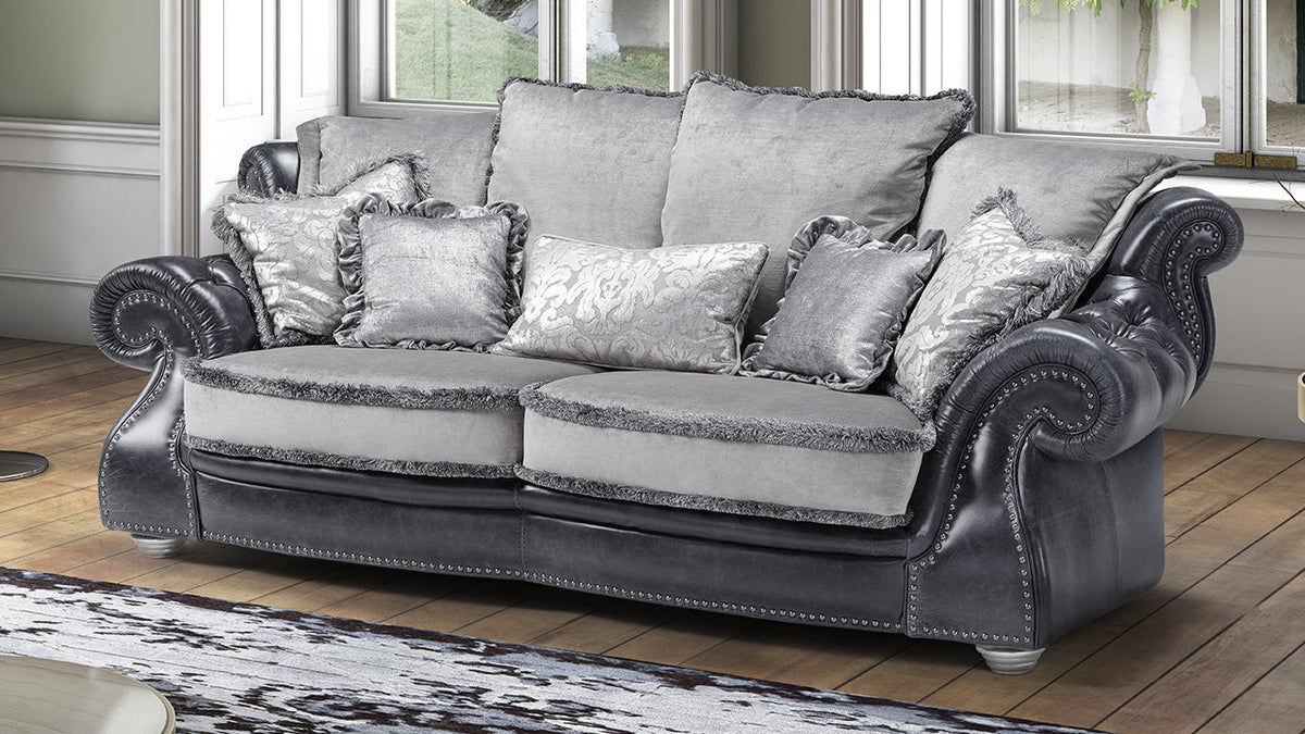 Kiara Deep Italian Leather Sofa & Corner Collection