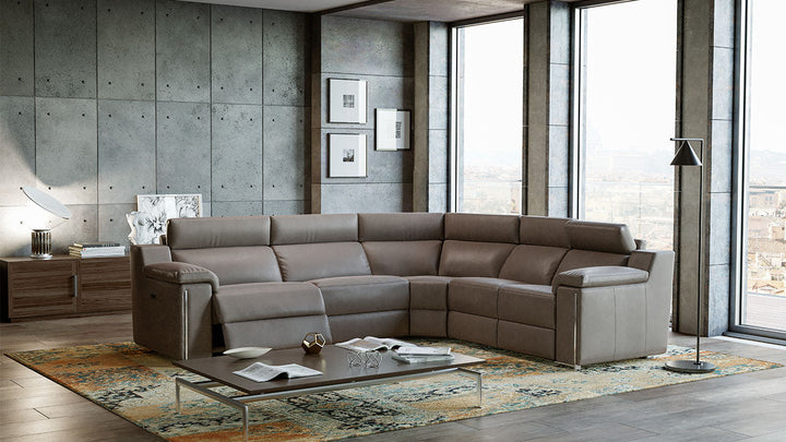 Montalcino Italian Leather Sofa & Corner Collection with Electric Recliner Option | Newtrend Concepts Italia