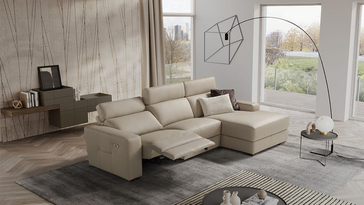 Stratus Italian Leather Sofa & Corner Collection with Electric Recliner Option | Newtrend Concepts Italia