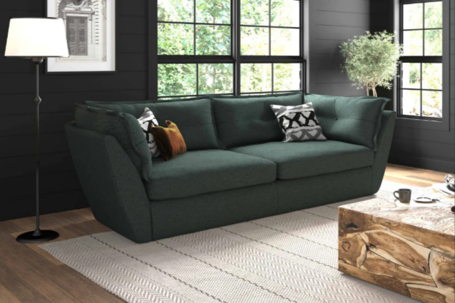 Sully Deep Seat Fabric Sofa Collection with Feather Bolsters