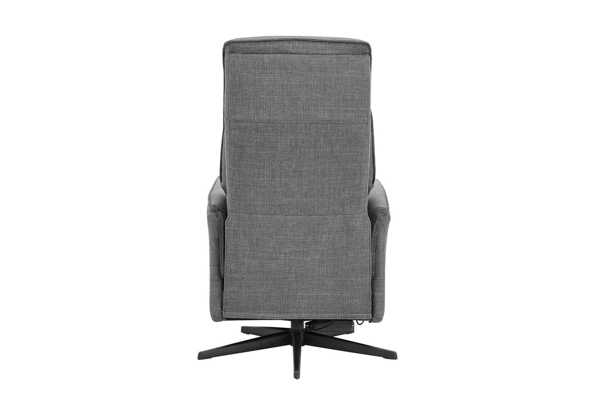 Riya Electric Reclining Swivel Accent Chair with USB and Battery Pack