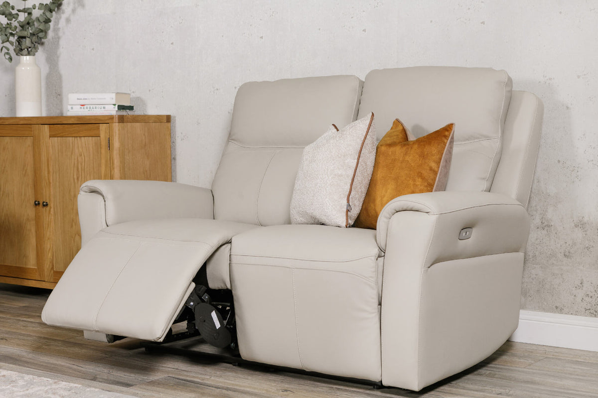 Russo Leather Electric Recliner Sofa & Corner Collection with USB