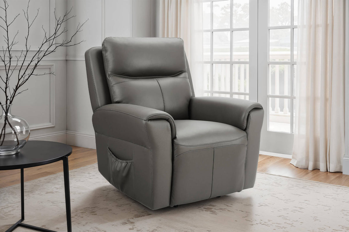 Russo Leather Dual Motor Lift and Rise Recliner Chair