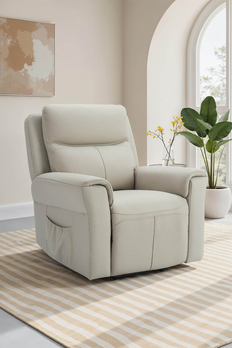 Russo Leather Lift and Rise Chair | VIDA Living