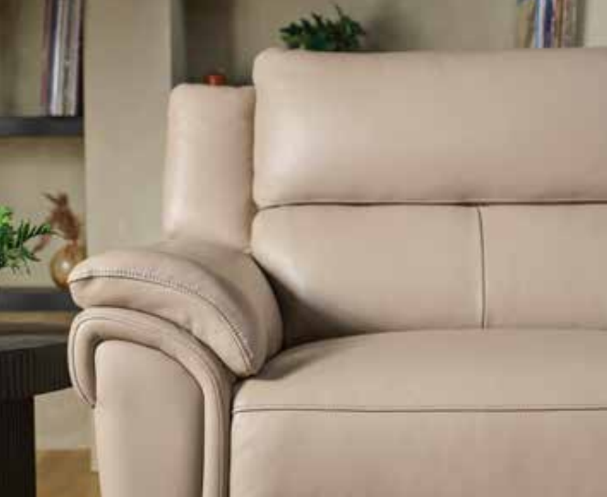 Aries Electric Recliner Sofa Collection, Fabric or Leather