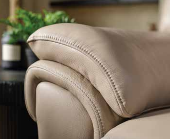 Aries Electric Recliner Sofa Collection, Fabric or Leather