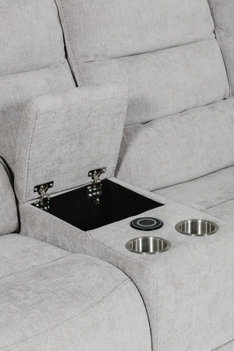 Eloise Grey Fabric Manual Recliner Sofa Collection | VIDA Living