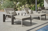 Venus Sun Lounger Set with Drinks Table | Venu0465