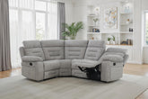 Wilbur Manual Recliner Fabric Corner Sofa | VIDA Living