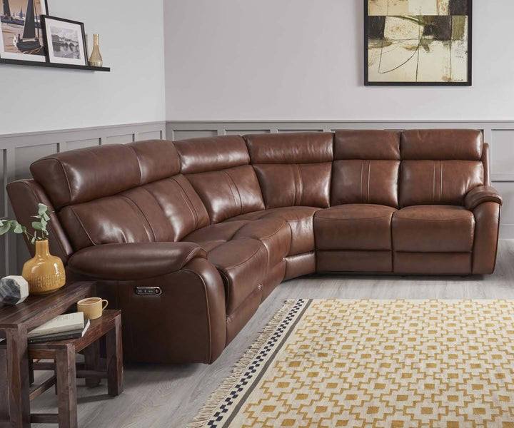 Winchester Leather Modular Corner Sofa, Static, Manual or Electric Recliner | La-Z-Boy