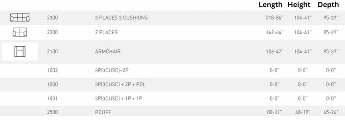 Adam Fabric Sofa Collection | Newtrend Concepts Italia