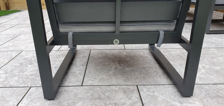 Alarna Aluminium Corner Sofa with Chair Set | ALAR0357