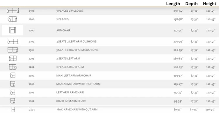 Andrea Leather Sofa Collection | Newtrend Concepts Italia