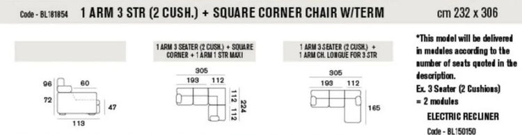 Modular Blossom Leather Sofa Collection | Newtrend Concepts Italia