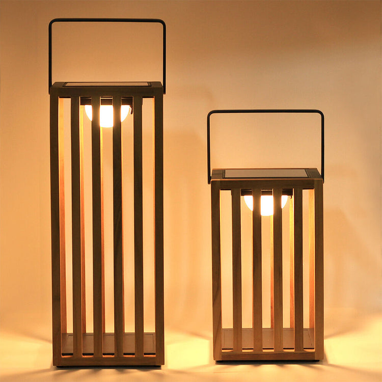 Homeflair -Venus Large Solar Light - Wood