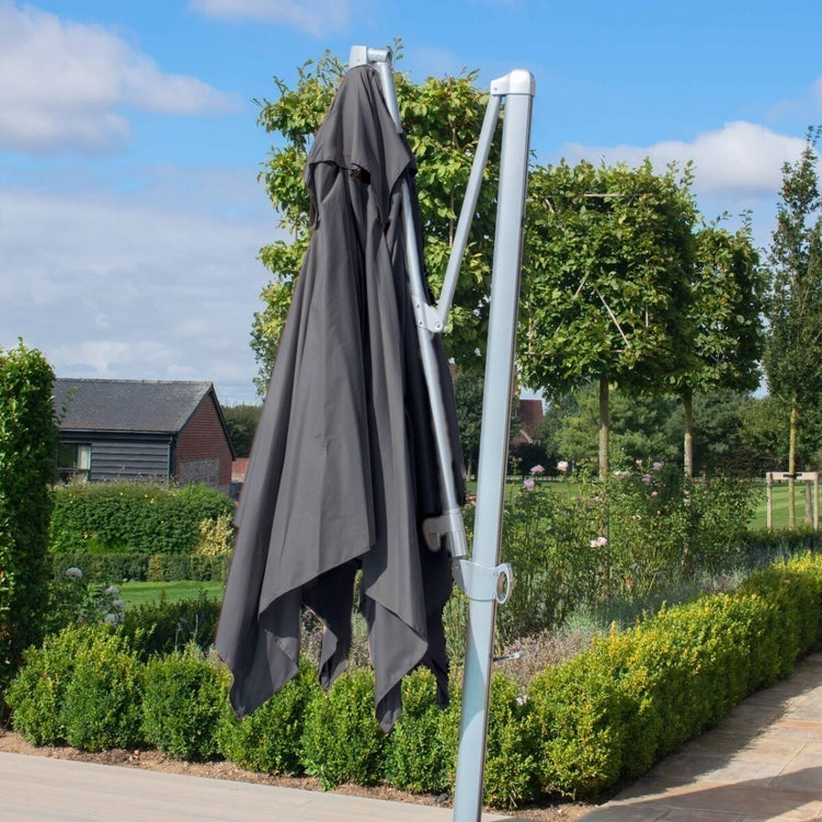 Homeflair -Zeus 3m Square Rotating Cantilever Parasol
