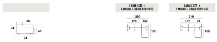 Edna Leather Sofa Collection | Newtrend Concepts Italia