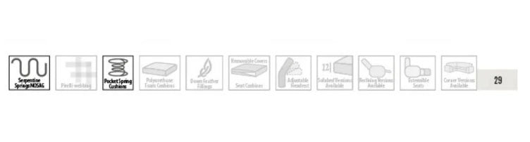 Envy Compact Italian Leather Sofa Collection