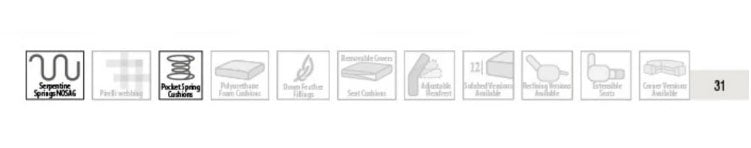 Ethos Italian Leather Sofa & Chaise Collection