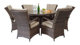 Signature Weave - Rattan Table and 6 Chairs Set | Florence | Flor0230_0255