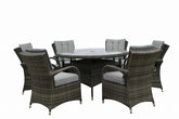 Rattan Grey Table Set