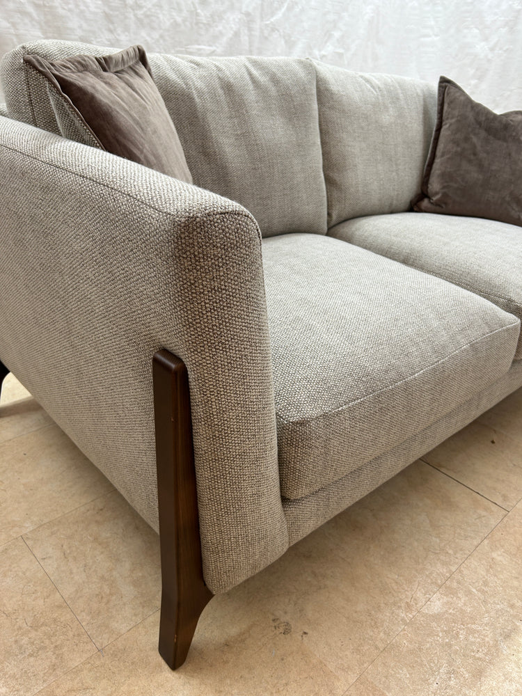 Ren Ex-Display Fabric 3 Seater Sofa + Chair