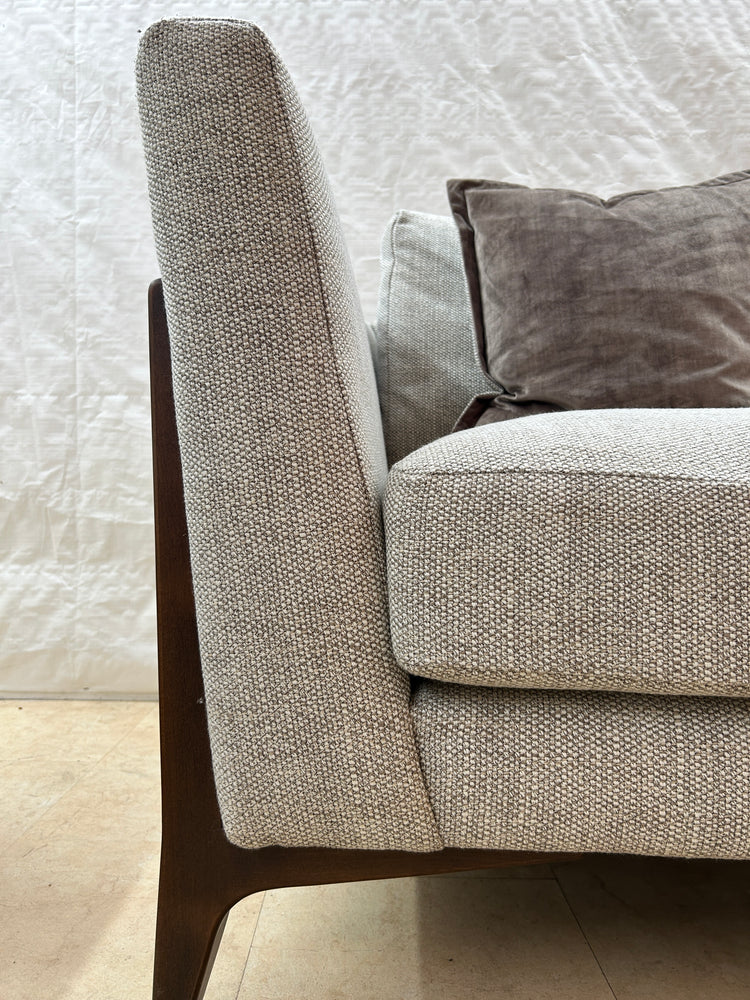 Ren Ex-Display Fabric 3 Seater Sofa + Chair