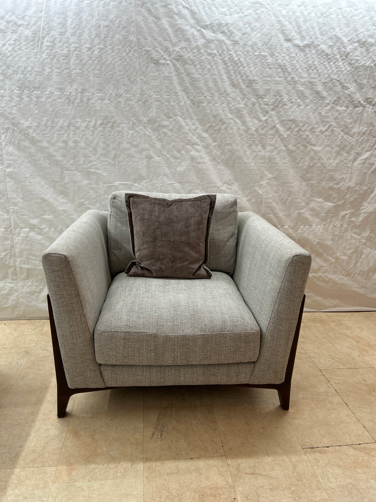 Ren Ex-Display Fabric 3 Seater Sofa + Chair