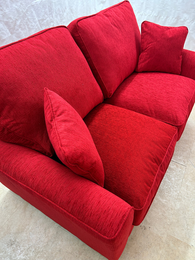 Fantasy Red Fabric 3 + 2 Seater Sofas | EXFAR