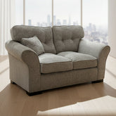 Ken Ex-Display Fabric Grey 2 Seater Sofa | EX017