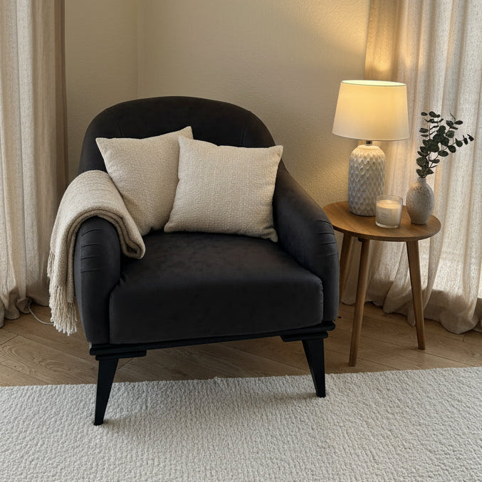 Ex-Display Destiny Single Grey Accent Chair