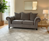DAMAGED/FAULTY Ex-Display Grey 2 Seater Sofa