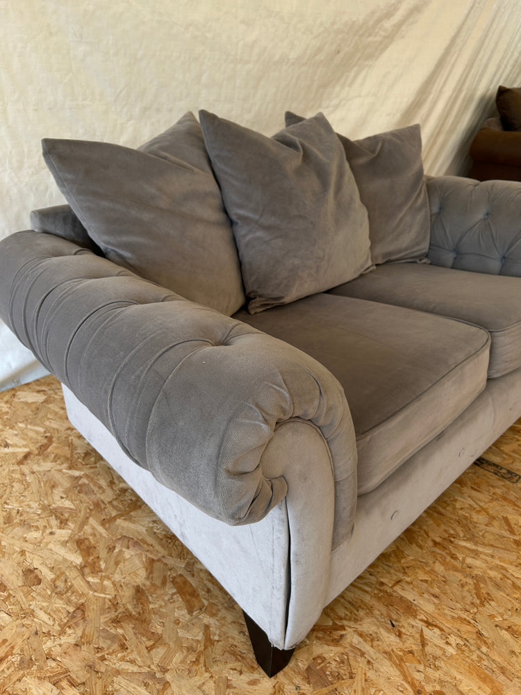 Ex-Display Grey 2 Seater Sofa
