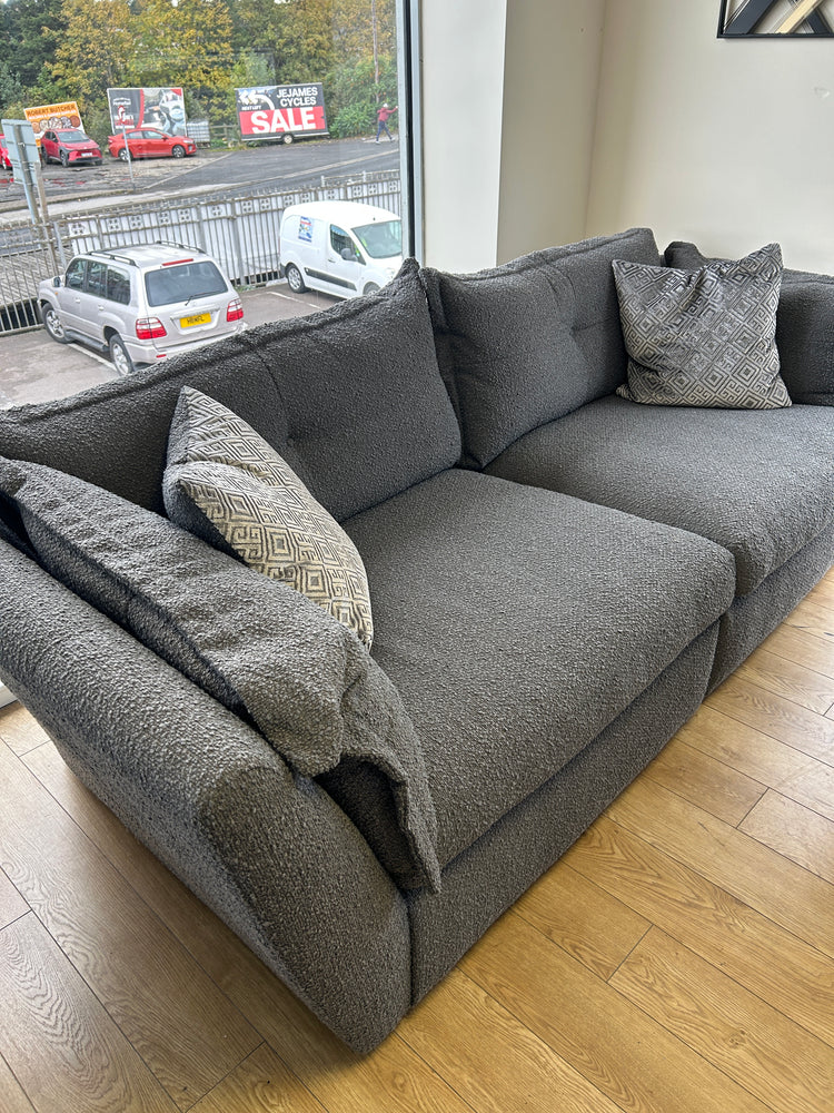 Ex-Display Sully Fabric 4 Seater Sofa + Love Chair