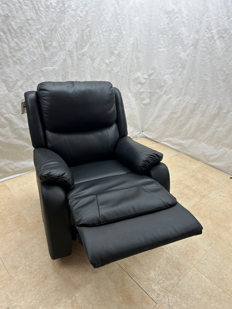 Ex-Display Palermo Static 3 Seater + Manual Recliner Leather Chair