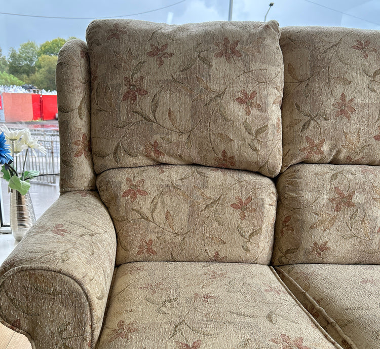 Ex-Display Floral 3 Seater Sofa + Chair