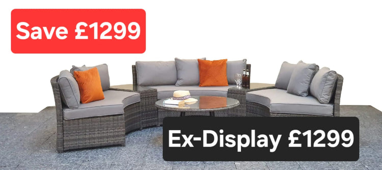 Ex-Display Juliet Rattan Corner Sofa Set | EXJUL