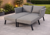 Luna Grey Outdoor Fabric Daybed/Loungers Set | Luna0461