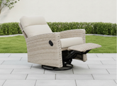 Northwood Outdoor Rattan Recliner Swivel Armchair | Nort0563