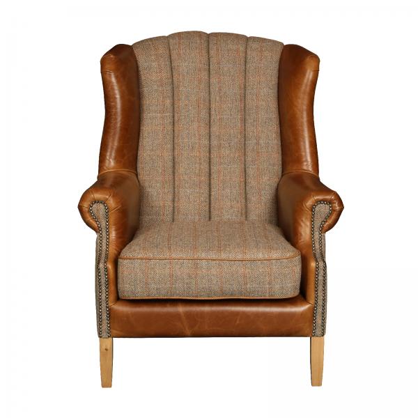 Fluted Wing Armchair | Hunting Lodge | Vintage