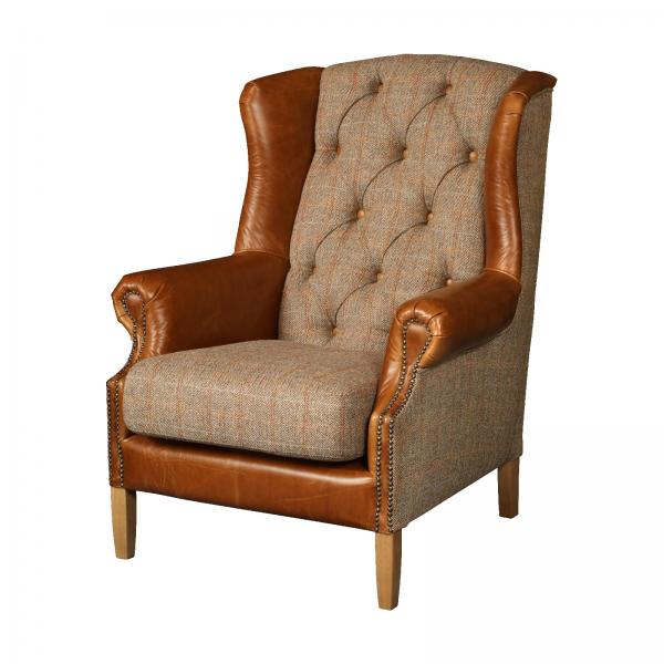 Kew High Back Chair | Hunting Lodge | Vintage