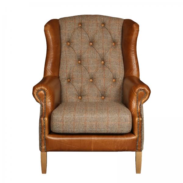 Kew High Back Chair | Hunting Lodge | Vintage