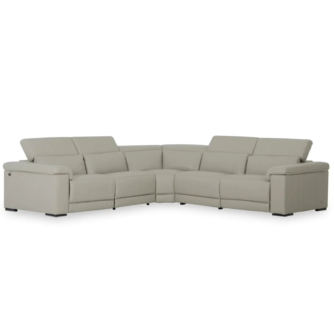 Palinuro Italian Leather Sofa & Corner with Adjustable Headrests