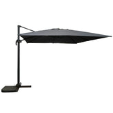 Rattan 3x3m Square Cantilever Parasol in Grey | Para0089