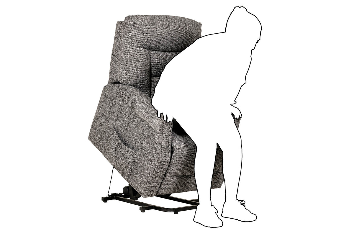 Prescot Fabric Dual Motor Lift and Rise Recliner Chair with Tilt