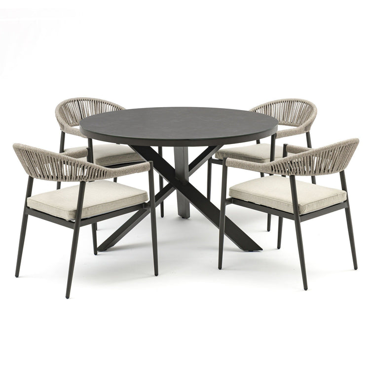 Maze Living - Roma Rope Weave Dining Set