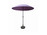 Rattan 2.7m Shanghai Parasol in Purple | Para0321