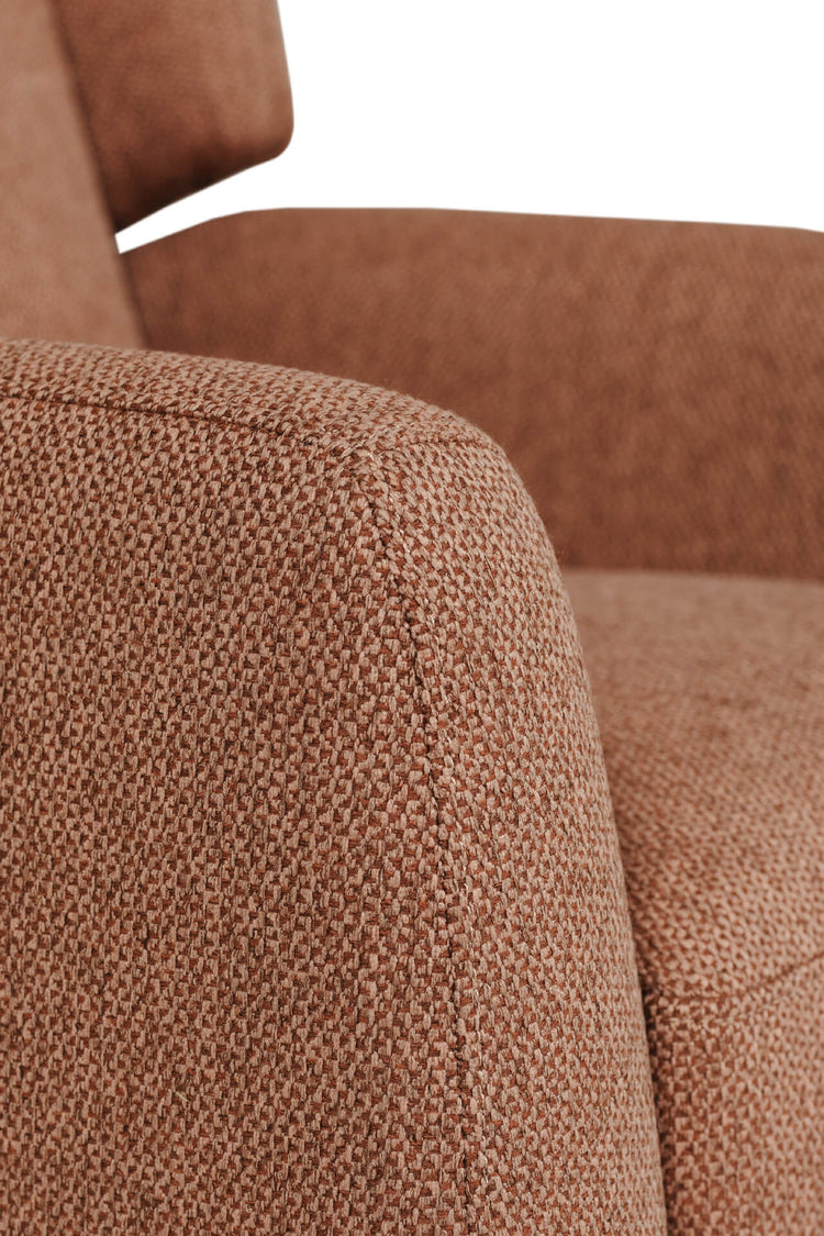 Archie Fabric Manual Recliner Pushback Chair