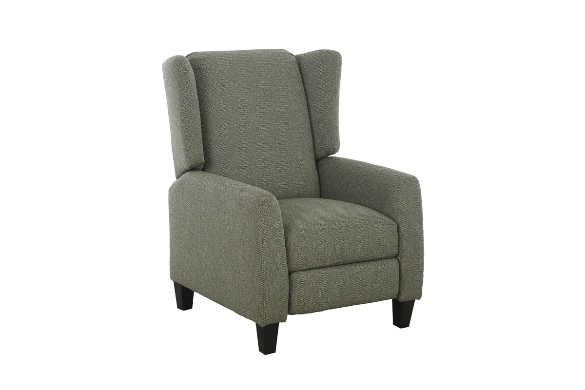 Archie Pastel Fabric Pushback Recliner Chair with Water-Repellent Fabric