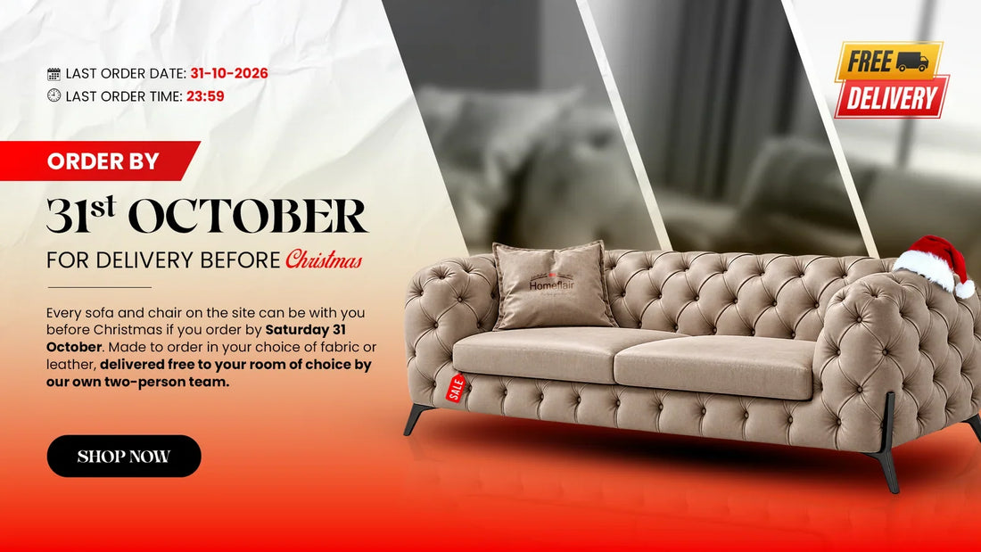 Sofa Christmas Deadline 2026: The Real Order-By Dates (Maker by Maker)